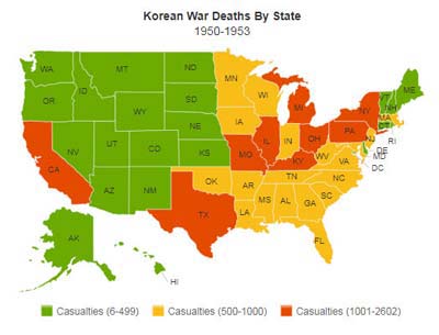 Casualty Search Map