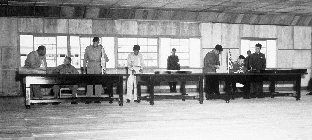 Photo Department of Defense. July 27, 1953. Panmunjom.